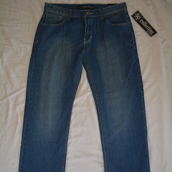 Mens 36 x 32 SP Collection Slim Straight Jeans BTS - Picture 1 of 8